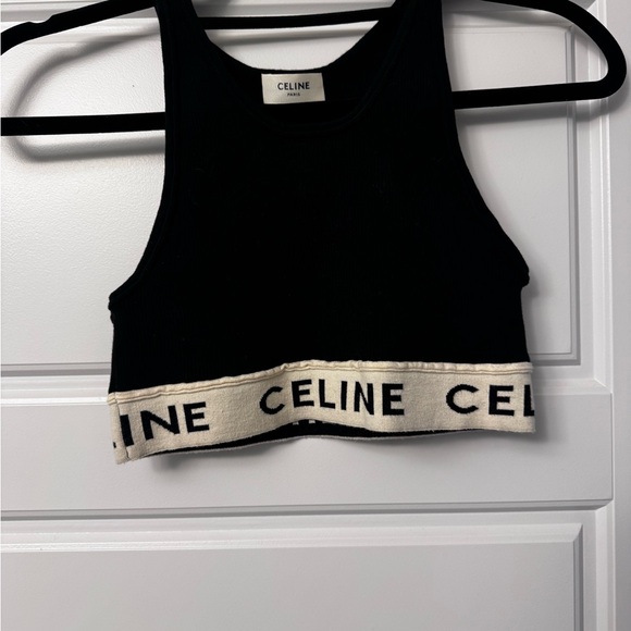 Celine Tops - Celine Black Ribbed Top